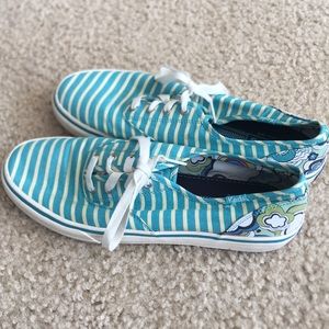 Colorful striped Keds